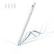 Stylus Pen for iPad 9th&10th Generation, Active Pencil for iPad 11/10/9/8/7/6th Gen, Pro 12.9"/11"/M4, Air 3/4/5/M2, Mini 5/6th, No Bluetooth with Palm Rejection, White