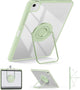 Rotating Case for iPad Air 11 Inch (M3/M2, 2025/2024), iPad Pro 11 Inch (4th/3rd/2nd/1st) & Air 5/4 with Pencil Holder, 360 Degree Rotating Stand for Portrait/Landscape Modes, Case with Stand, Green