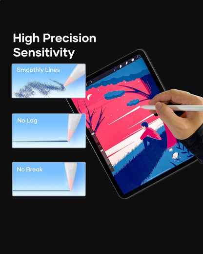 Replacement Tips for Apple Pencil 2nd Gen/1st Gen/USB-C/Apple Pencil Pro Generation, Exact Match to Apple Pen Nibs, Pink, 6 Pack
