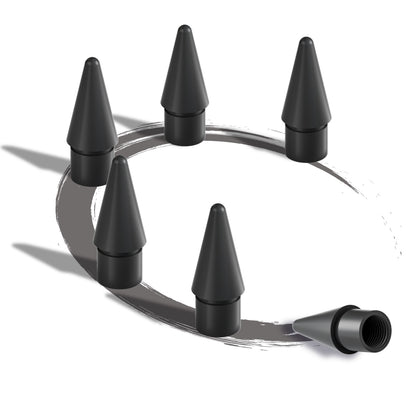 Replacement Tips for Apple Pencil 2nd Gen/1st Gen/USB-C/Apple Pencil Pro Generation, Exact Match to Apple Pen Nibs, Black, 6 Pack