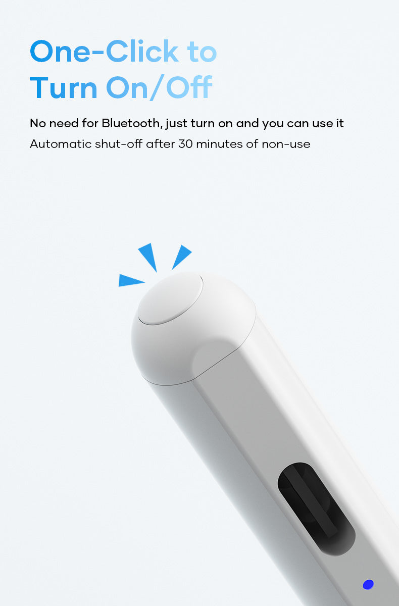 COOSTART ZP1 Stylus Pen for iPad 2018-2025, Ultra Fast Charge in 20 Mins, Palm Rejection, Compatible with iPad 11th - 6th Gen, iPad Pro 12.9"/11"/M4, Air 5/4/3/M2/M3, Mini 6/5 Gen, White